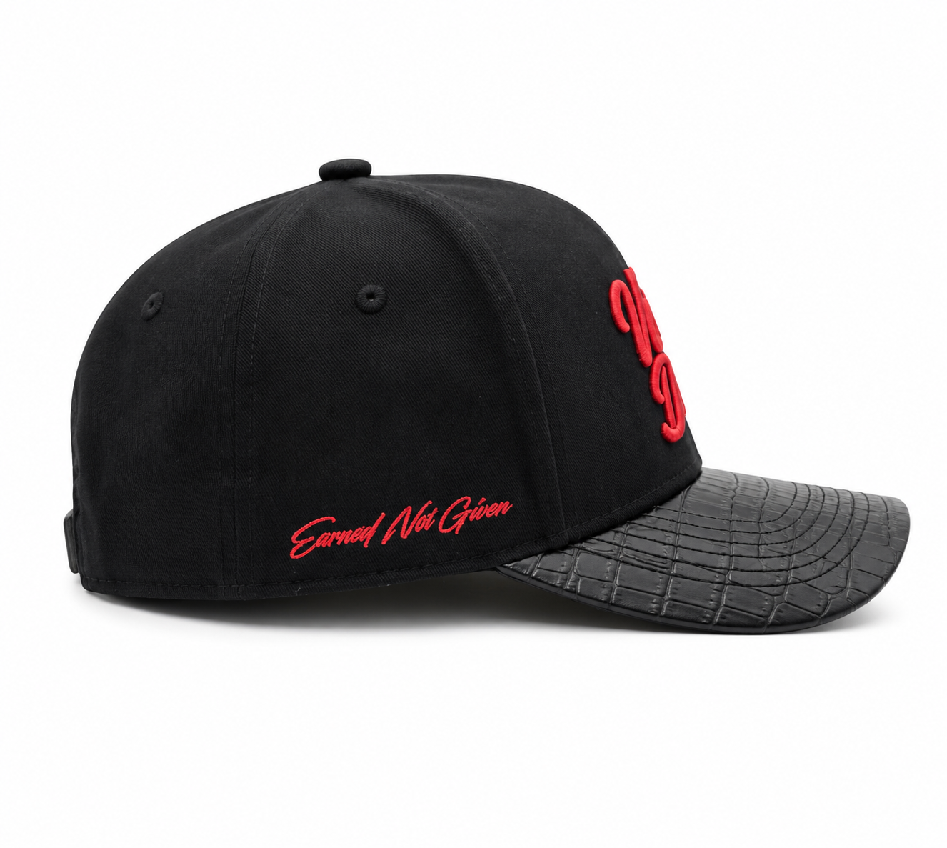 Red & Black - Suede Under-brim