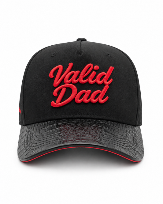 Red & Black - Suede Under-brim